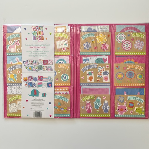 Make Believe Ideas Made with Love from Me Craft Set 24 Creative Crafts - Picture 3 of 9